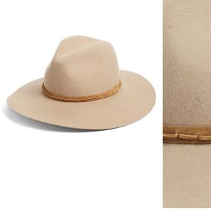 Rag & Bone tan wide brim wool hat